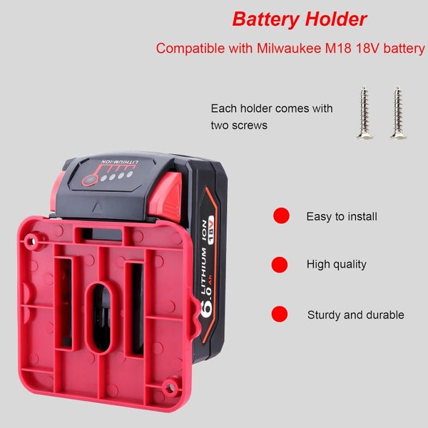 NEW Milwaukee M18 Battery Holder NZ Clearance Carousel 6