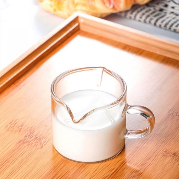 100ml Multi-functional Kitchen Measure Mug with Handle Glass Espresso Measuri Carousel 1
