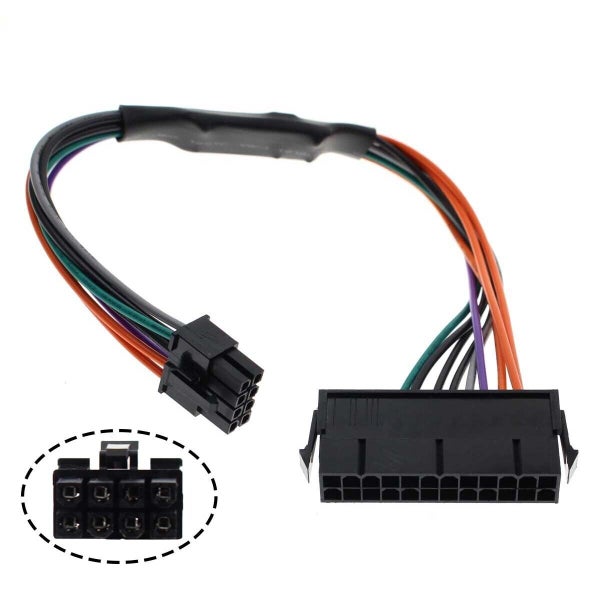 24-Pin to 8-Pin ATX Power Supply Adapter Cable for Dell Optiplex 9020 3020 7020 Carousel 1
