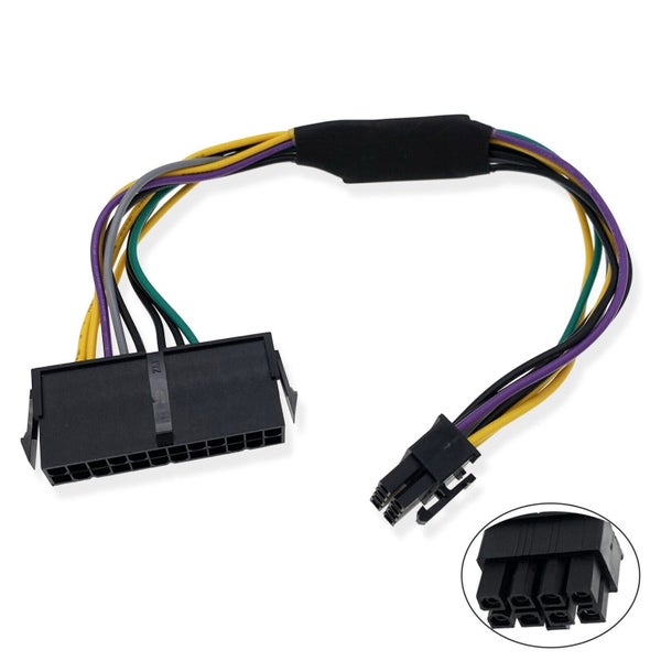 24-Pin to 8-Pin ATX Power Supply Adapter Cable for Dell Optiplex 9020 3020 7020 Carousel 7