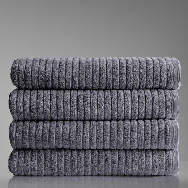 Alessia Cotton Bamboo Rib Bath Sheet Carousel 2