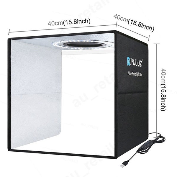 Hod Health & Home 40Cm Photo Studio Led Light Tent Bar Cube Soft Box Room Photog Carousel 2