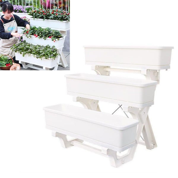 Garden Planter, 3 Tiers Vertical Raised Garden Bed Carousel 1