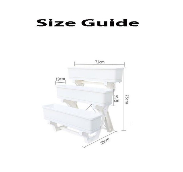 Garden Planter, 3 Tiers Vertical Raised Garden Bed Carousel 2