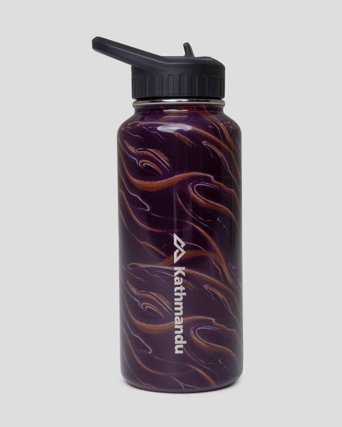 Kathmandu Straw Lid Insulated Bottle - 950 ml Carousel 1