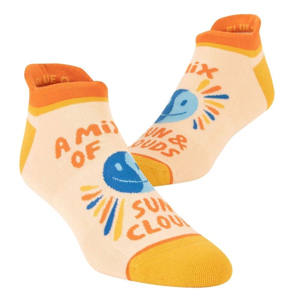 Sneaker Socks - Sun & Clouds S/M Carousel 1