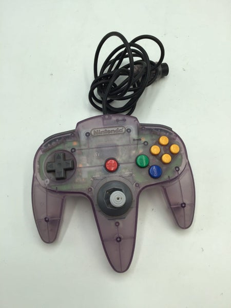 * Genuine OEM N64 Nintendo 64 Atomic Purple Controller * Carousel 1