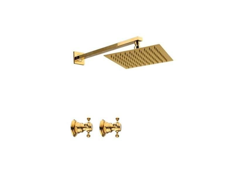 10 Inch Rainfall Shower System Wall Mount Faucets Set Carousel 2