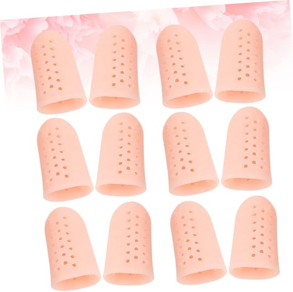 6 Pairs/12pcs T Tool Toe Protector Big Toe Protector Cap Silicone Gel High He Carousel 5