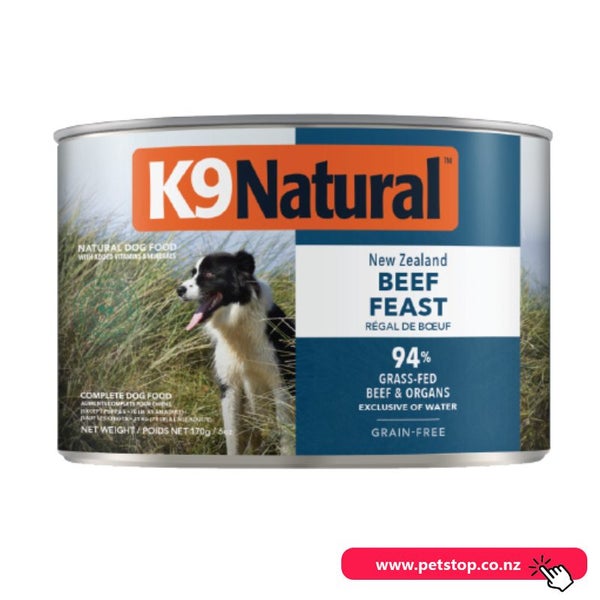 K9 Natural Beef Feast Wet Dog Food 170g Carousel 1
