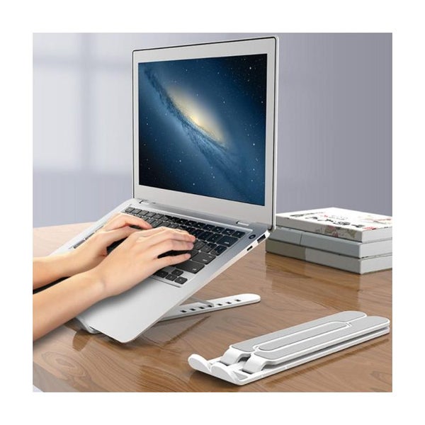 Foldable Laptop Stand Aluminum Adjustable Desktop Tablet Carousel 1