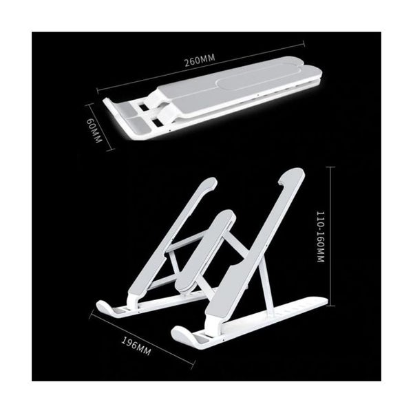 Foldable Laptop Stand Aluminum Adjustable Desktop Tablet Carousel 2
