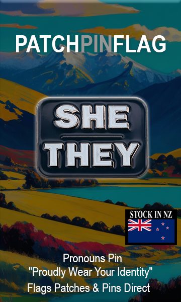 She They Pronoun Enamel Pin Carousel 1
