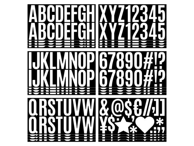 6Pcs Set 2.5In Waterproof Alphabet Stickers For Grad Cap DIY Crafts Carousel 1