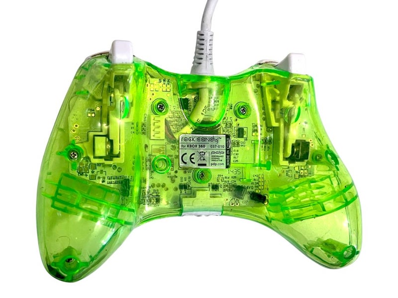 Xbox 360 Wired Controller - Transparent Green *AFTERGLOW* Carousel 2