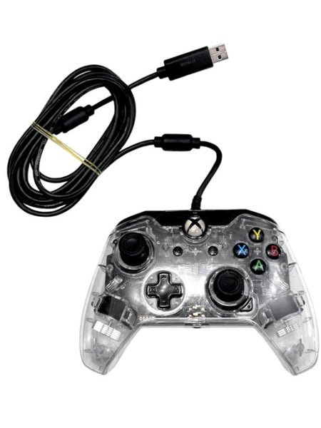 Xbox 360 Wired Controller - Transparent Clear *AFTERGLOW* Carousel 1