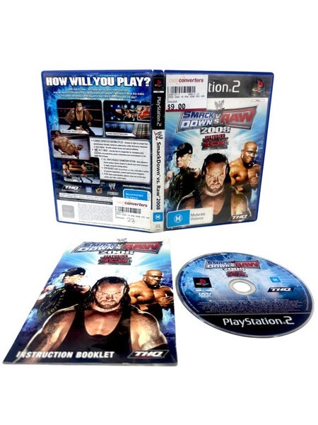 WWE SmackDown vs Raw 2008 (PS2) *ORIGINAL PRINT* Carousel 1