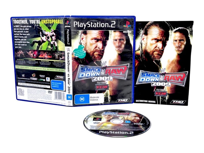 WWE SmackDown vs Raw 2009 (PS2) *COMPLETE* Carousel 1