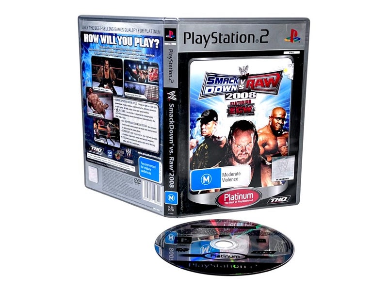WWE SmackDown vs Raw 2008 Platinum (PS2) Carousel 1