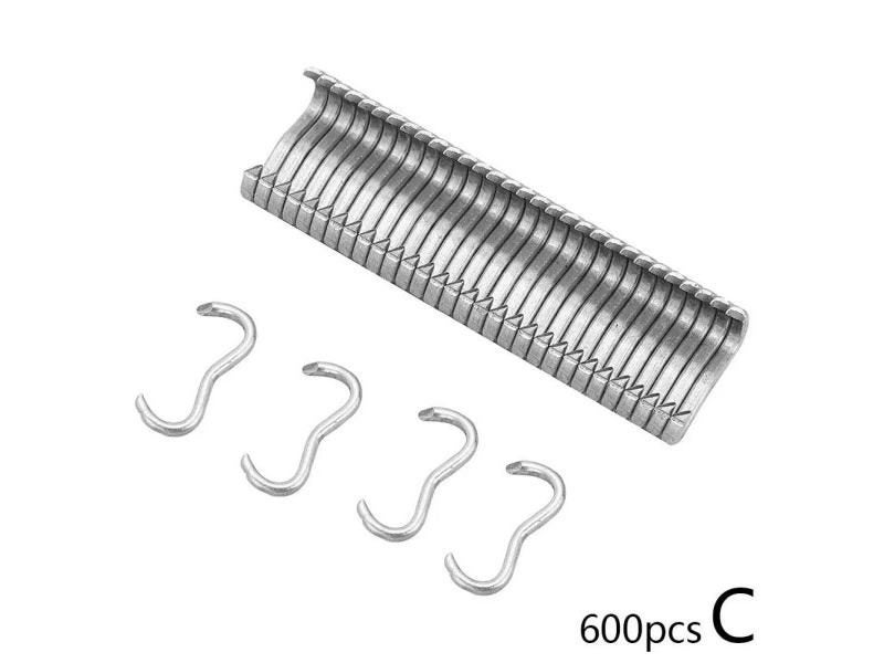 600 Pcs M Clips Staples For Chicken Cage Fencing Clamp Carousel 1