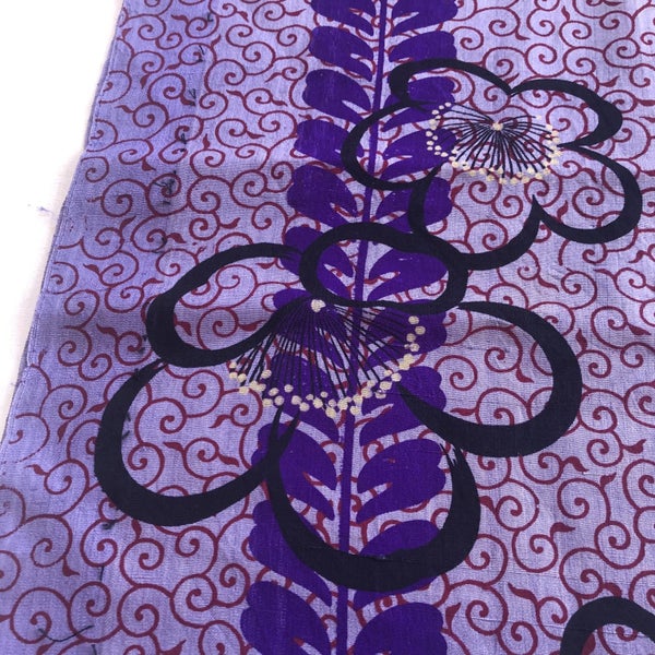 Vintage Hand Printed Japanese Fabric Piece Carousel 15