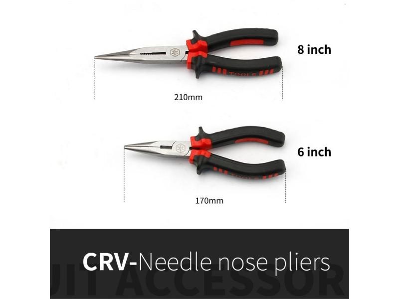 6/8 Inch Long Nose Pliers Press Tool Multi Hand Tool Carousel 2