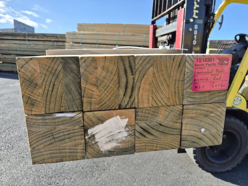 PINE LAMINATED POST - D4S - 112 x 112mm - 28.8m - H3.2 - TS10301 Carousel 2