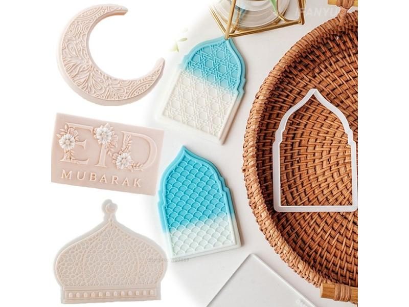 Islamic Ramadan Fondant Stamp Cookie Cutters Baking Supplies Carousel 2