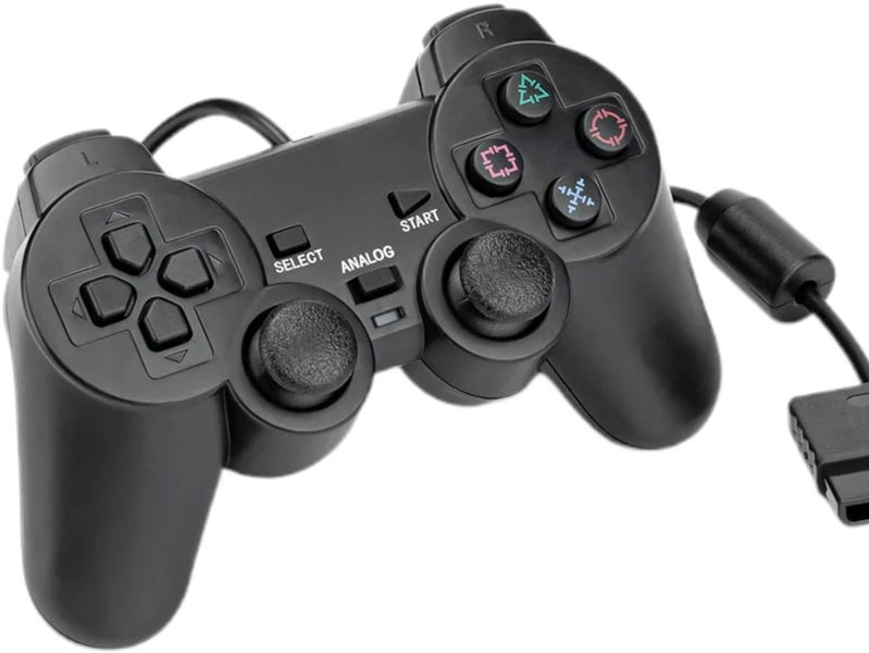 Joystick Game Controller For Sony Playstation 2 PS2 Wired vibration feedback PS Carousel 2