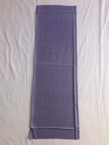 Vintage Purple Japanese Rinzu Silk Fabric Piece Kimono Panel Carousel 2