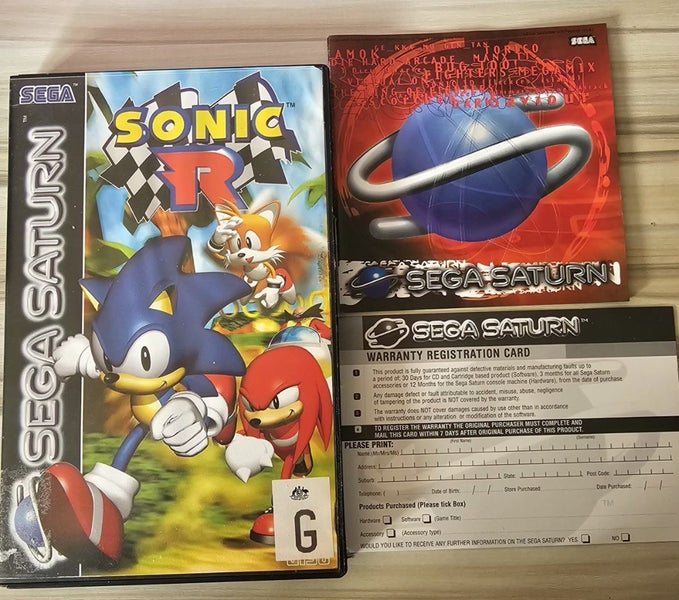 Sonic R - Sega Saturn - CIB Carousel 2