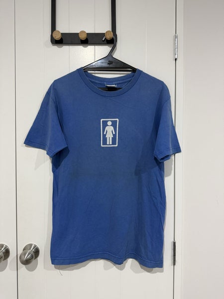 ***$1 Reserve Vintage Late 90s / Early Y2K Girl Skateboards Logo Tee - Sz M*** Carousel 1