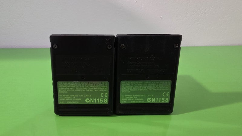 Official Sony PS2 8 MB Memory Card x2 Carousel 2