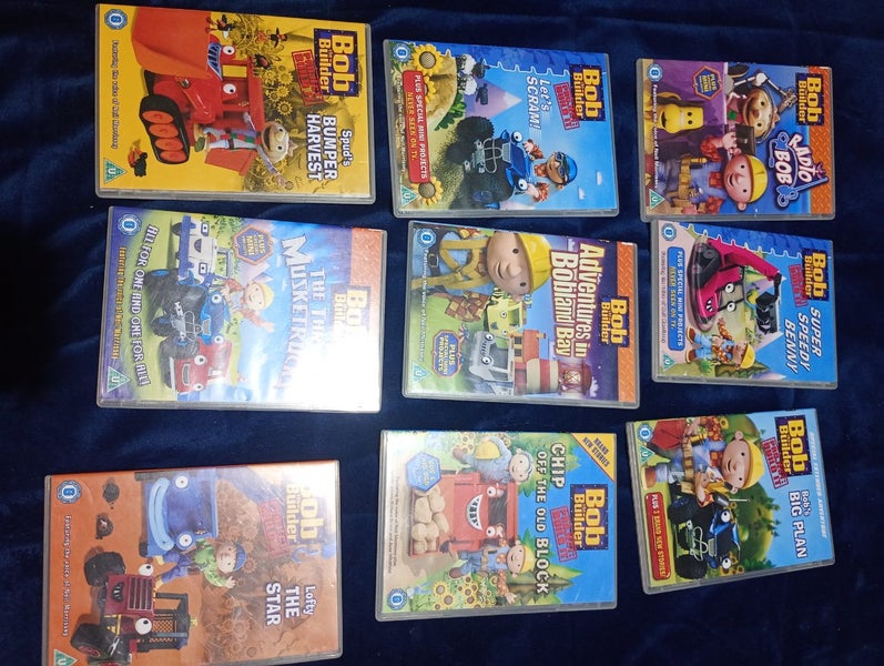 Bulk bob the builder dvds (region 2)