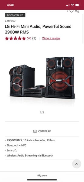 LG SoundSystem Bluetooth Carousel 1