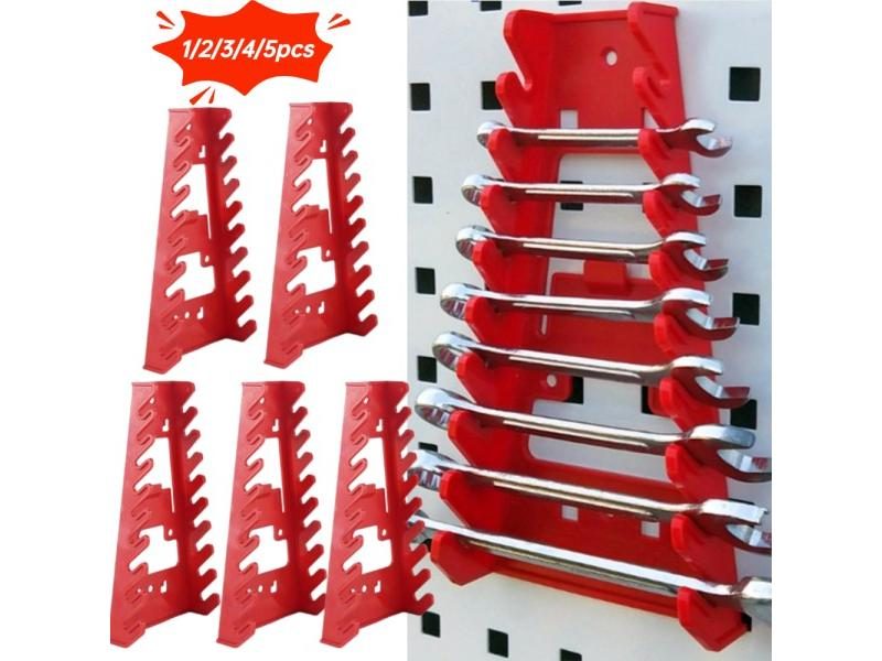 Wall Mounted Plastic Wrench Rack With Sockets Storage Carousel 2