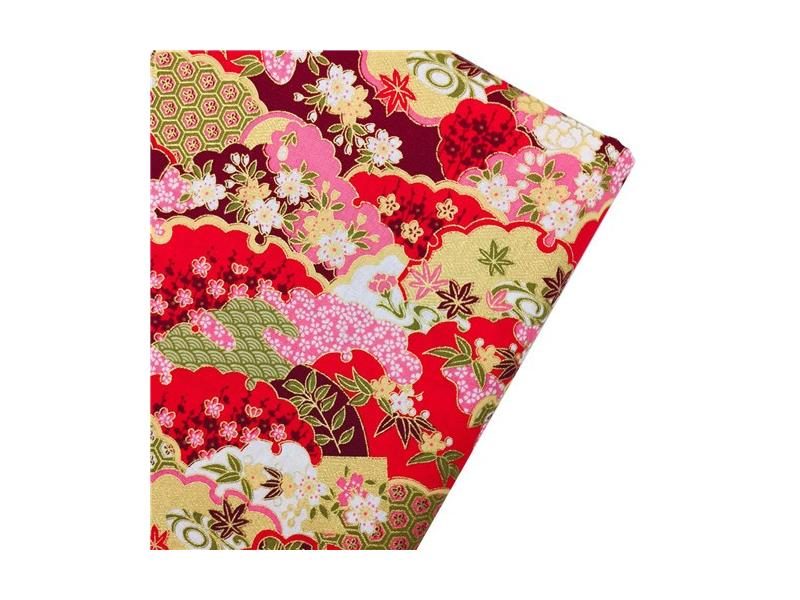 Bronzed Cotton Fabric For Kimono Cheongsam Patchwork Home Textile Carousel 1