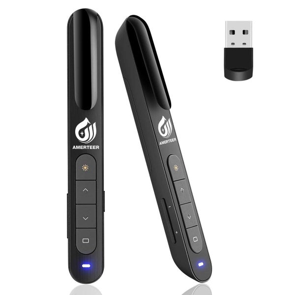 Wireless Presenter, RF 2.4GHz Powerpoint PPT Clicker Presentation Slides Remo Carousel 1