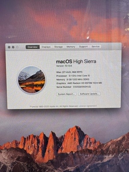 Apple iMac 27-inch – Mid 2011 – 3.1GHz Quad-Core i5 – Working Carousel 6