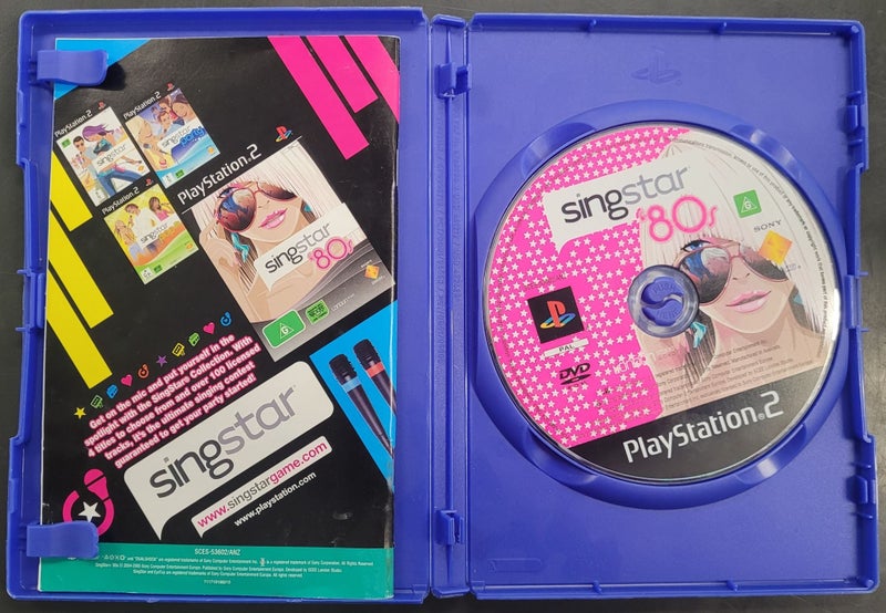 SingStar 80's PS2 Game Carousel 2