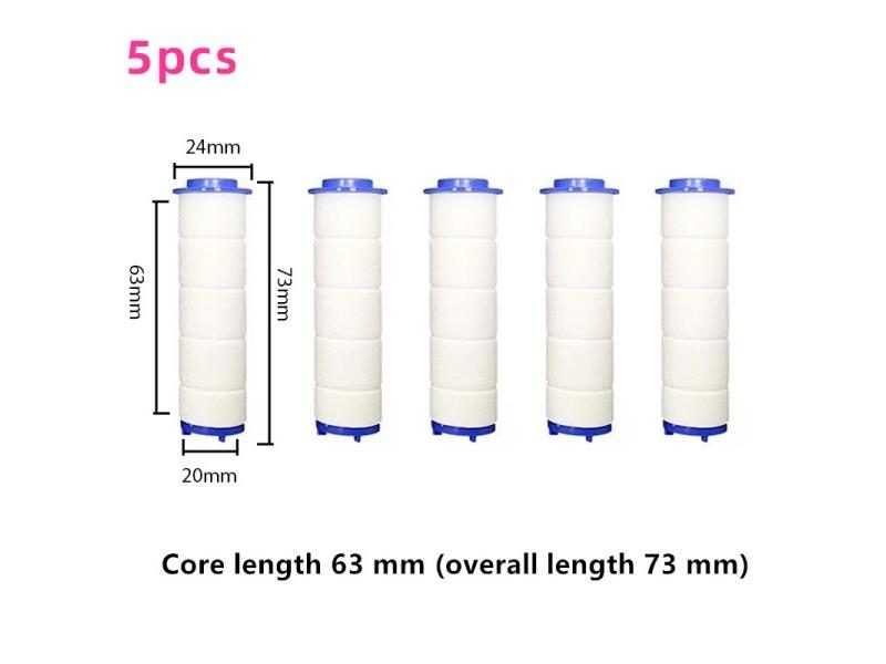 5Pcs PP Cotton Filter Cartridge For Shower Head Bathroom Accessories Carousel 1