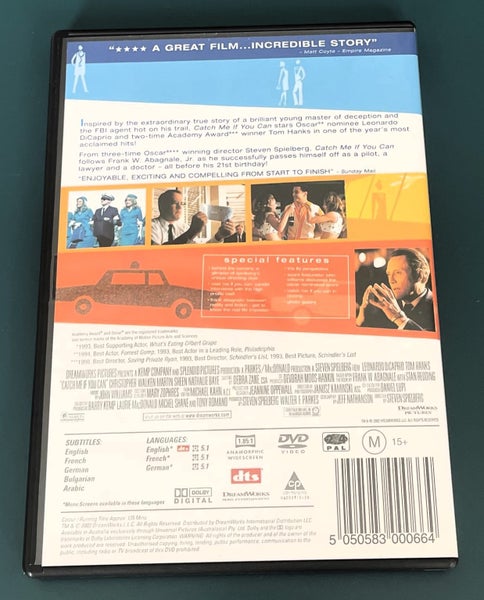 Catch Me If You Can ( 2 Disc Special Edition DVD) Leonardo Dicaprio, Tom Hanks Carousel 2