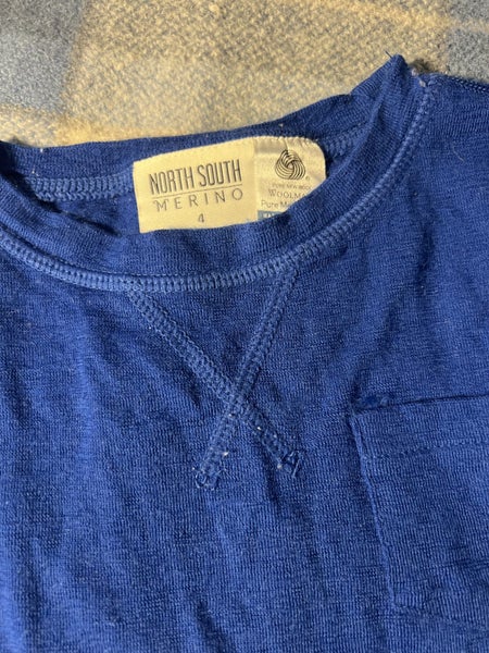 North South MERINO top. Gap track pants. Age 4 Carousel 2