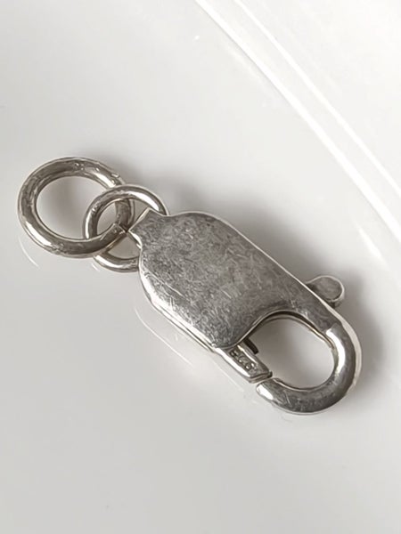 Sterling Silver big Lobster clasp 15 mm Carousel 1