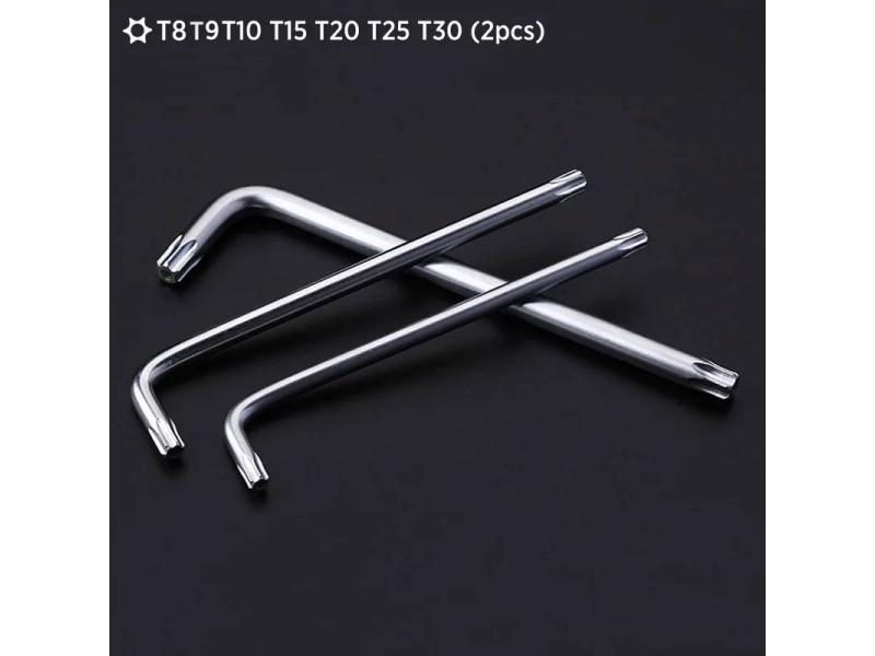 2pcs Torx 2-way Screwdriver Spanner Repair Tool Set Carousel 1