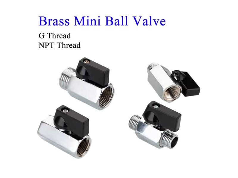 Mini Pneumatic Ball Valve For Air Compressor Water Gas Oil Carousel 2