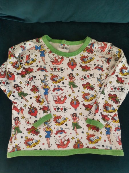 ROCK YOUR BABY TATTOO PIN UP TOP SIZE 4 Carousel 1