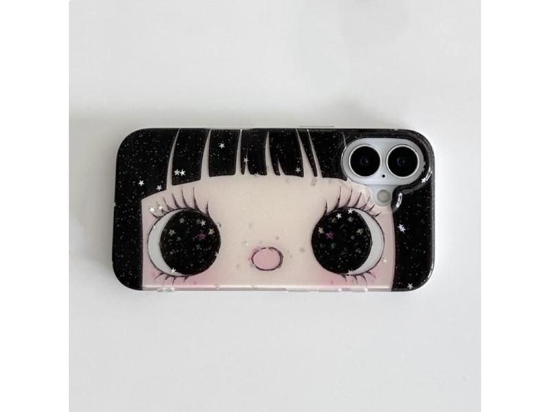 Anime Girl Big Eyes Phone Case For IPhone 11-17 Pro Max Carousel 1