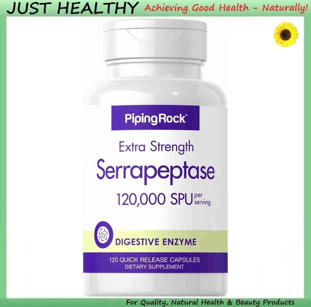 PR SERRAPEPTASE 120,000 SPU - 120 CAPSULES Carousel 1