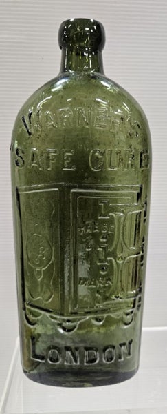 Warner's Safe Cure London - green 1 pint bottle Carousel 1